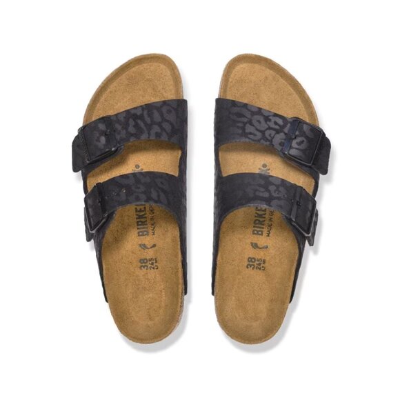 Birkenstock Arizona Synthetics Unisex Sandals – Leo Black - Picture 4 of 5